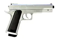 G053S Страйкбольный пістолет Galaxy Colt 1911 Сталевий колір
