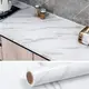Самоклеящаяся водонепроницаемая пленка под белый мрамор для кухонных поверхностей 5м Kitchen sticker Dt