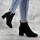 Ботильоны женские Fashion Hoagie 2286 37 размер 24 см Черный