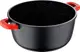 Кастрюля с крышкой Bergner Chroma BG-30115-BK 24 см 4.5 л черная