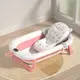 Детская ванночка складная с подушкой, термометром Hanert KinderBad Pink