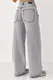 Джинси Wide Leg з дірками та потертостями - сірий цвет, 38р