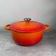 Каструля с крышкой Le Creuset Signature Cast Iron Round Casserole 21177240902430 24 см 4.2 л огненная