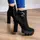 Ботильоны женские Fashion Galaxy 3255 40 размер 25,5 см Черный