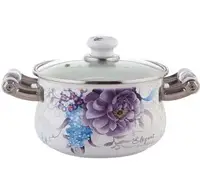 Кастрюля эмалированная с крышкой Aurora 5541AU