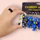 Брелки резиновые с кольцом "Беарбрик (Bearbrick)", (6 см), 12 шт