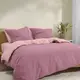 Двуспальное постельное белье с простыней на резинке LILAC ROSE CS1