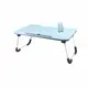 Складной столик Lesko DNZ-23 Blue для ноутбука и еды раскладной переносной 60*48*28 см
