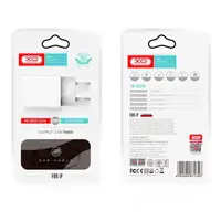 Адаптер сетевой XO Lightning Cable Dual USB charger L65 |2USB, 2.4A|