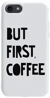 Чехол-накладка TOTO Pure TPU 2mm Print Case Apple iPhone 7/8/SE 2020 #41 First Coffee White