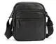 Мужская кожаная сумка планшетка Tiding Bag черная