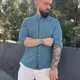 Рубашка мужская из муслина 32767 3XL акула