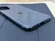 Силиконовый чехол для iPhone 11 Pro Max - Глянец с рамкой под металл, Черный