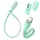 Кабель Baseus Type-C Bracelet 0.22m, Mint Green (CATFH-06A)