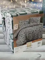 41882 полуторна фланелева постіль. Cotton collection Туреччина