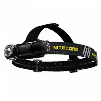 Nitecore налобний ліхтар UT32 з потужним холодним та теплим світлом, тактичний турбо ліхтар, військовий чорний