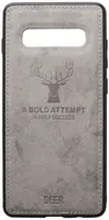 Чехол-накладка TOTO Deer Shell With Leather Effect Case Samsung Galaxy S10e Grey