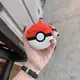 Чехол для AirPods 2/1 series - Poke Balls (Покемон) 3D, силиконовый, Красный