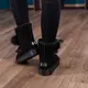 Женские замшевые угги Fashion Flannery 1294 38 размер 24,5 см Черный