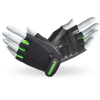 Перчатки для фитнеса MAD MAX Rainbow MFG 251, Black/Green M