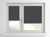 Рулонна штора Rolets Меланж джинс 2-738-1900 190x170 см закритого типу Сіро-чорна