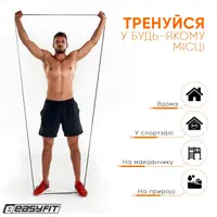Резиновая петля EasyFit 6-31 кг Черная