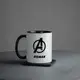 Кружка MARVEL "Avenger" персонализированная, Черный, английский, Деревянная подарочная коробка с гравировкой, 330 мл