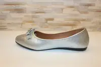 Балетки жіночі сріблясті Т1369 38