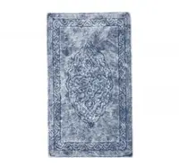 Килимок у ванну Arya Damaks AR-A107217-Blue 120х70 см блакитний