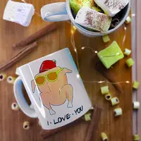 Кружка с принтом I love you (chicken) 330 мл (KR_21L026)