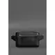 Кожаная поясная сумка Dropbag Minі черная