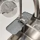 Коврик силиконовый для раковины 14984 13.5х37 см серый