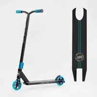 Самокат трюковый Best Scooter "LineRunner". Black with Blue (129761)