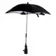Зонтик для детской коляски FreeON, black
