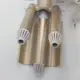 Тройная плойка для волос щипцы Gemei GM-1988 Золотой