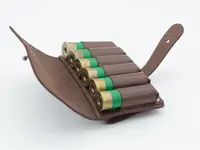 Сумка-підсумок на 6 патронів шкіра 12 к коричневий