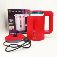 Электрочайник стеклянный Edenberg EB-83559 2.3л 1500Вт Red
