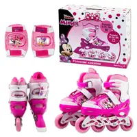 Детские ролики RL2116 RL7T Minnie, размер S 31-34 с защитой