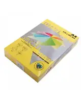 Бумага цветная А4 80 г/м2 пастель желтый Yellow160