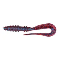 1551-09-72 Силикон Keitech Mad Wag Slim 4.5" ea03 grape
