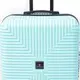 Чемодан большой 4 колеса Ricco Grande T1Bowtie21lightblue-XL