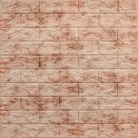 Декоративная 3D панель самоклейка 700x770x5мм Мрамор красный (кирпич) (063) SW-00000035