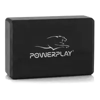 Блок для йоги 2  шт (пара) PowerPlay 4006 Yoga Brick EVA Чорні