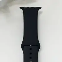 Силіконовий ремінець для розумного годинника Smart Watch 38/40 (Чорний)
