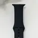 Силиконовый ремешок для умных часов Smart Watch 42/44 (Черный)
