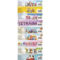 Закладка картонна з лінійкою 21*5см (мікс видів)