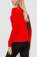 Кофта женская однотонная, цвет красный, 244R2302