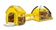 Детская палатка с тунелем Yufeng 52 С-1 окна пластиковый каркас 350х120х95 см. Yellow (187967)