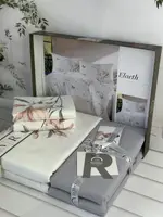 Poplin Elaeth постель с поплиной. Евро размер. Romeo home Турция.