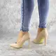 Туфли женские на каблуке Fashion Devin 2248 39 размер 25 см Бежевый